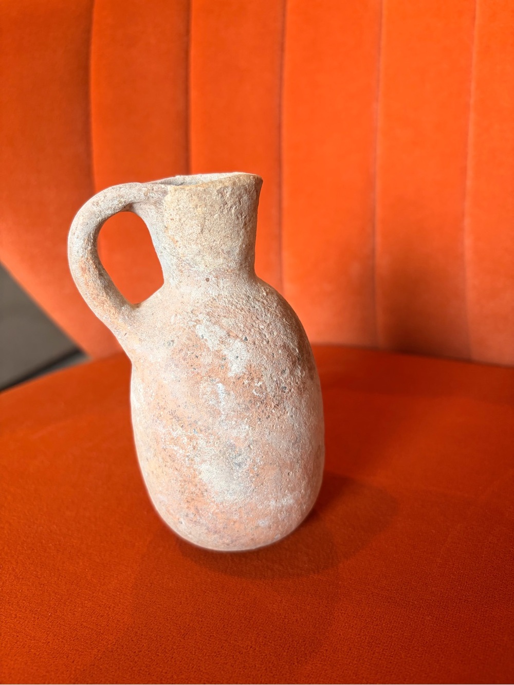 Vintage Handled Pottery Jug/ Small Earthware Vessel - Estate Collection